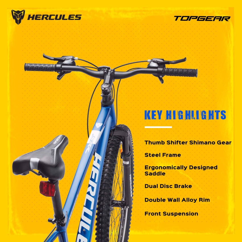 Hercules gear cycle with disc online brake