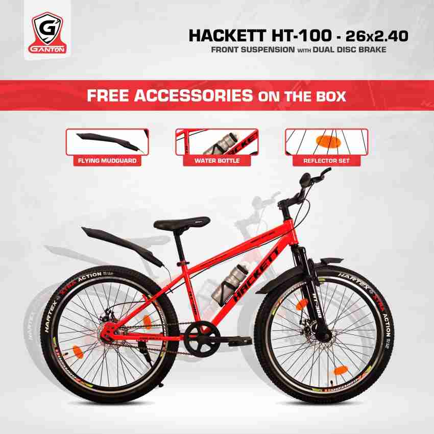 GANTON HACKETT HT 100 26T WITH FRONT SHOCKER DUAL DISC BRAKE