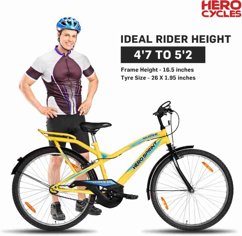 HERO Skyper 26 T Mountain Hardtail Cycle Price in India Buy HERO