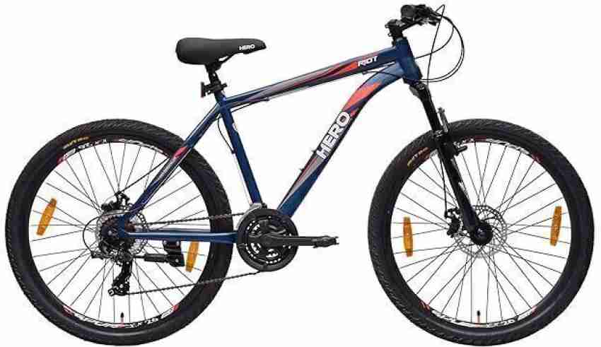 HERO Riot 26 T Mountain Cycle Price in India Buy HERO Riot 26 T Mountain Cycle online at Flipkart