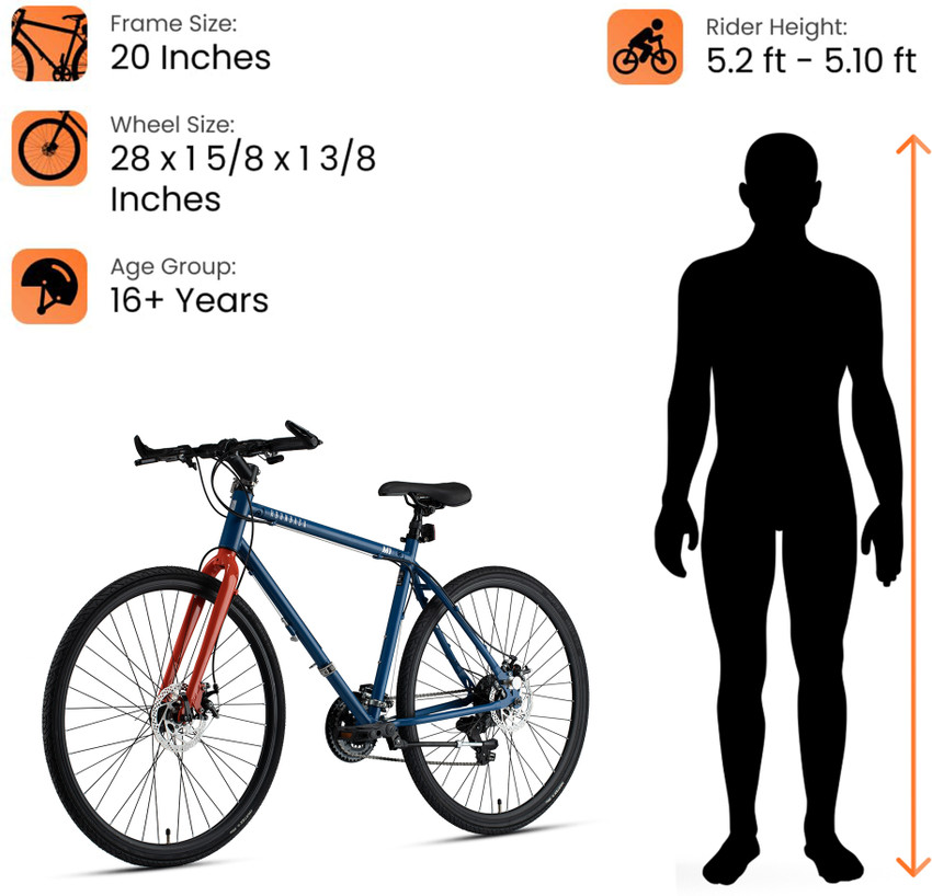 21 road outlet bike size