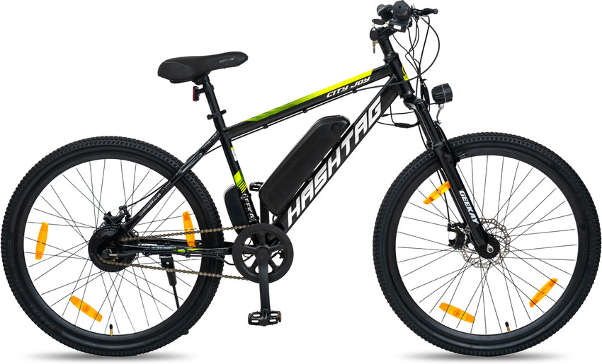 Geekay Hashtag 26T SS Electric bike with Front Suspension Dual