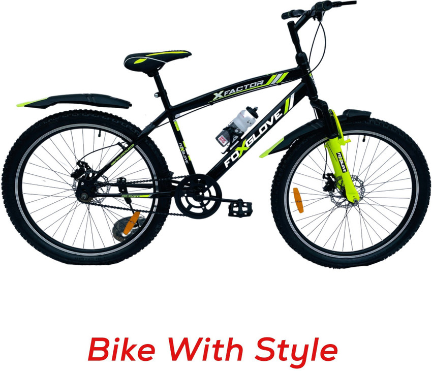 Bicycle with store gear and shocker