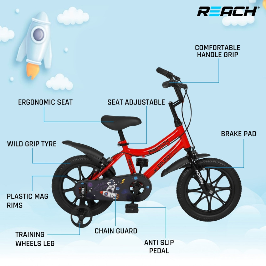 Reach Pluto 16T Cycle for Boys and Girls Riding Kids Bicycle for