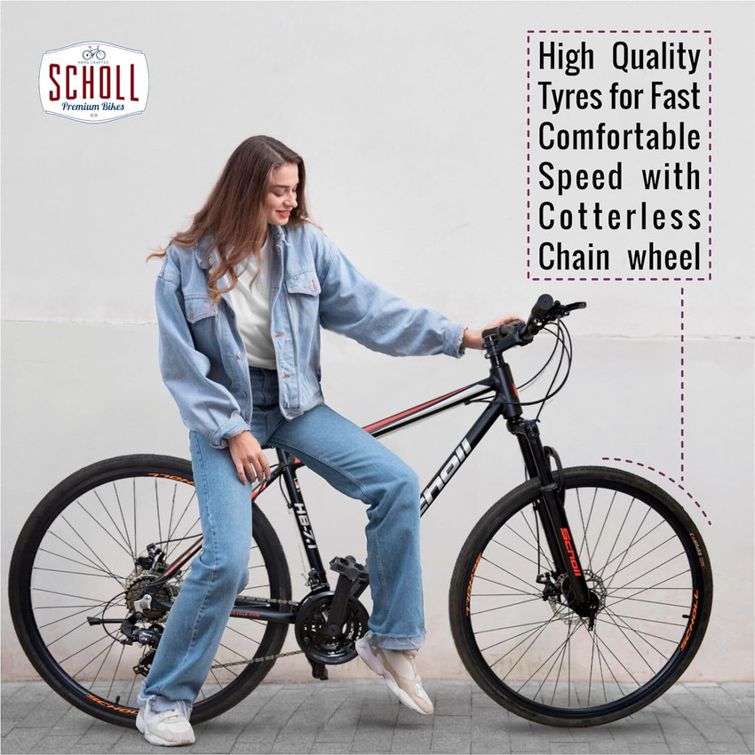 Scholl Performance Bike Cycle 28 inch HB 7.1 Lightweight Bike Extra Safety Features 27.5 T Road Cycle Price in India Buy Scholl Performance Bike Cycle 28 inch HB 7.1 Lightweight Bike Extra Safety
