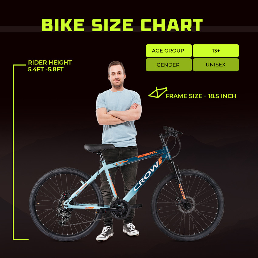 Crow SPENCER HAWK 27.5 T Mountain Cycle Price in India Buy Crow SPENCER HAWK 27.5 T Mountain Cycle online at Flipkart