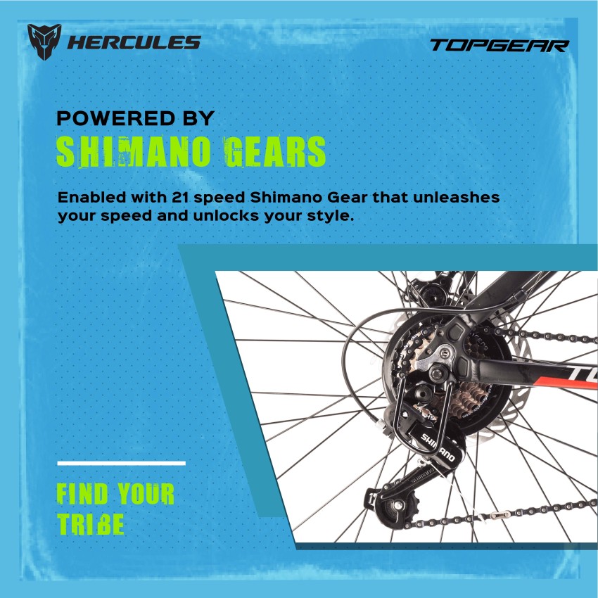 HERCULES TOP GEAR A29 R1 With Shimano Gears 29 T Mountain Cycle