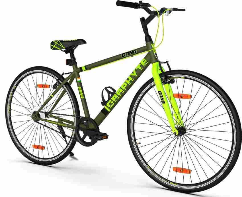 GANG Cycles GRAPHYTE Single Speed Rigid Suspension 700C V Brake