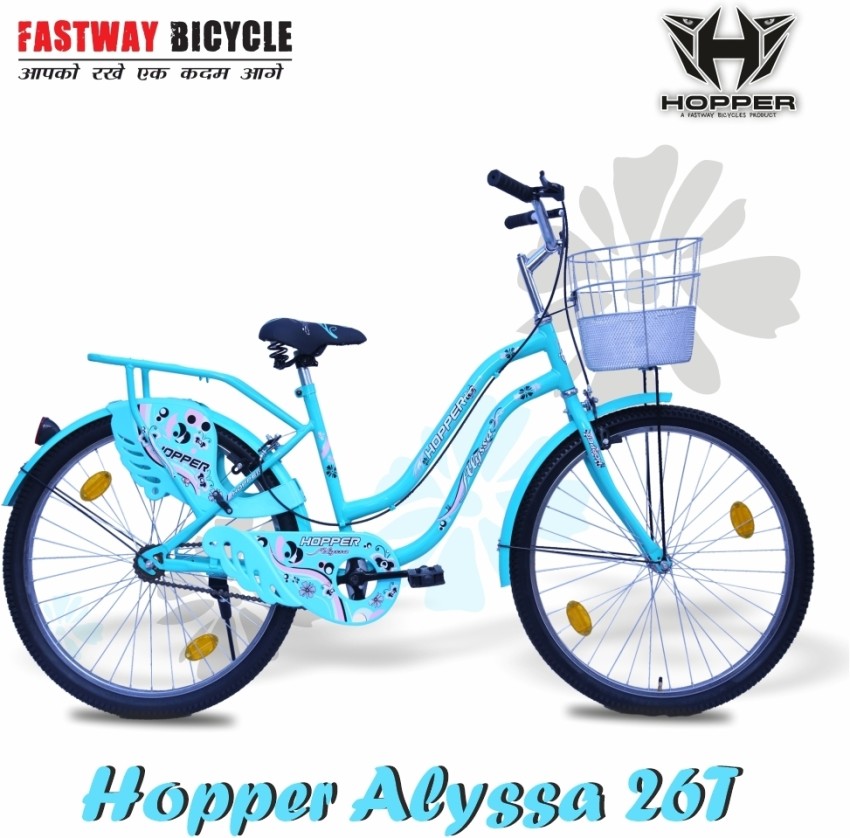 Fastway Bicycle FW ALYSSA LADY BIKE SEA GREEN 26 T Road Cycle Price in India Buy Fastway Bicycle FW ALYSSA LADY BIKE SEA GREEN 26 T Road Cycle online at Flipkart