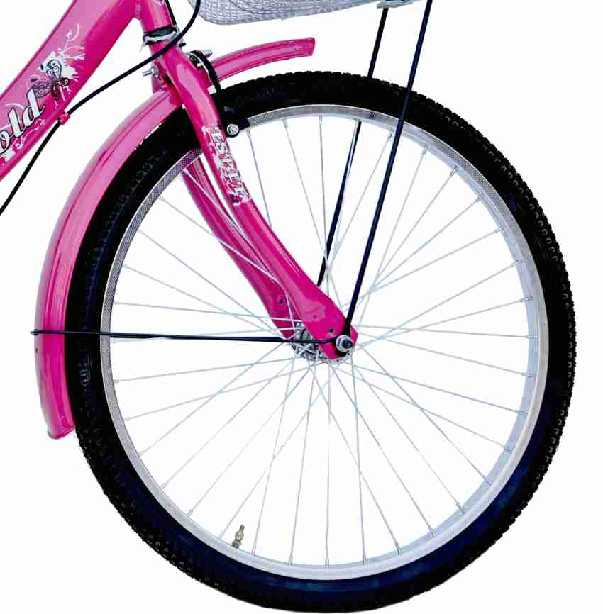 Pink and best sale gold bike