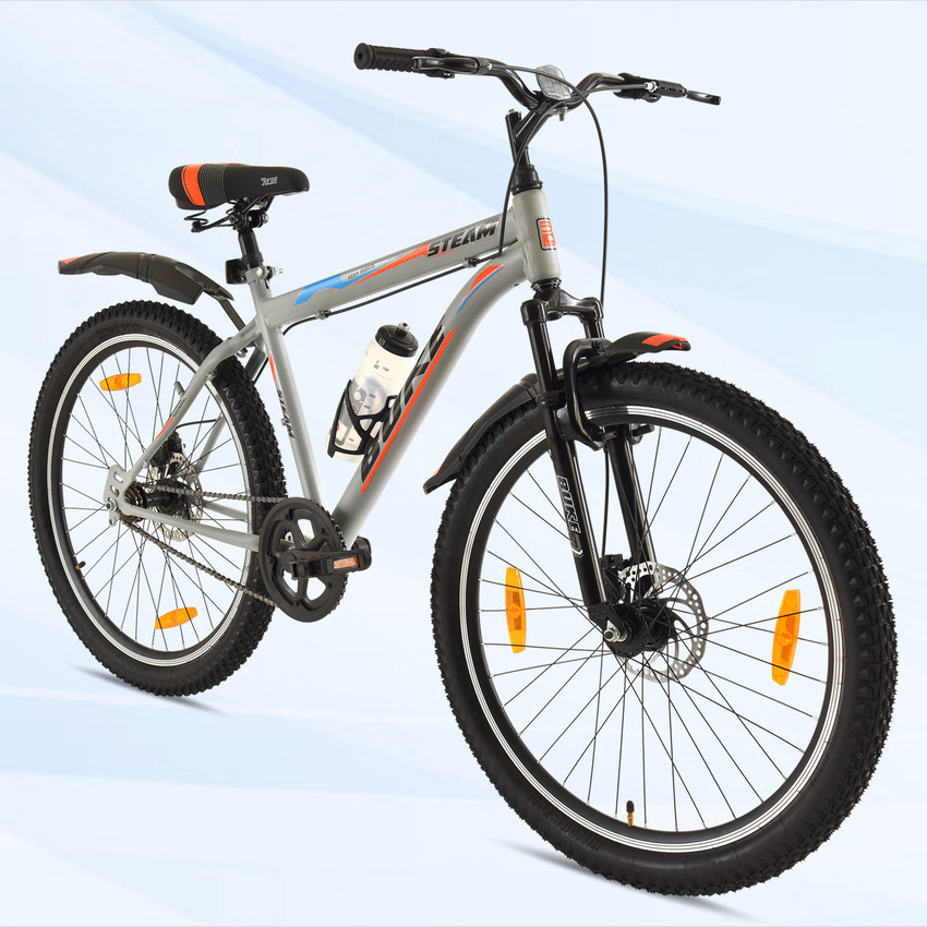 AVON Buke Steam MTB Disc Brakes Grey 26T Hybrid Cycle City Bike For Adult 26 T Hybrid Cycle City Bike Price in India Buy AVON Buke Steam MTB Disc Brakes Grey 26T Hybrid