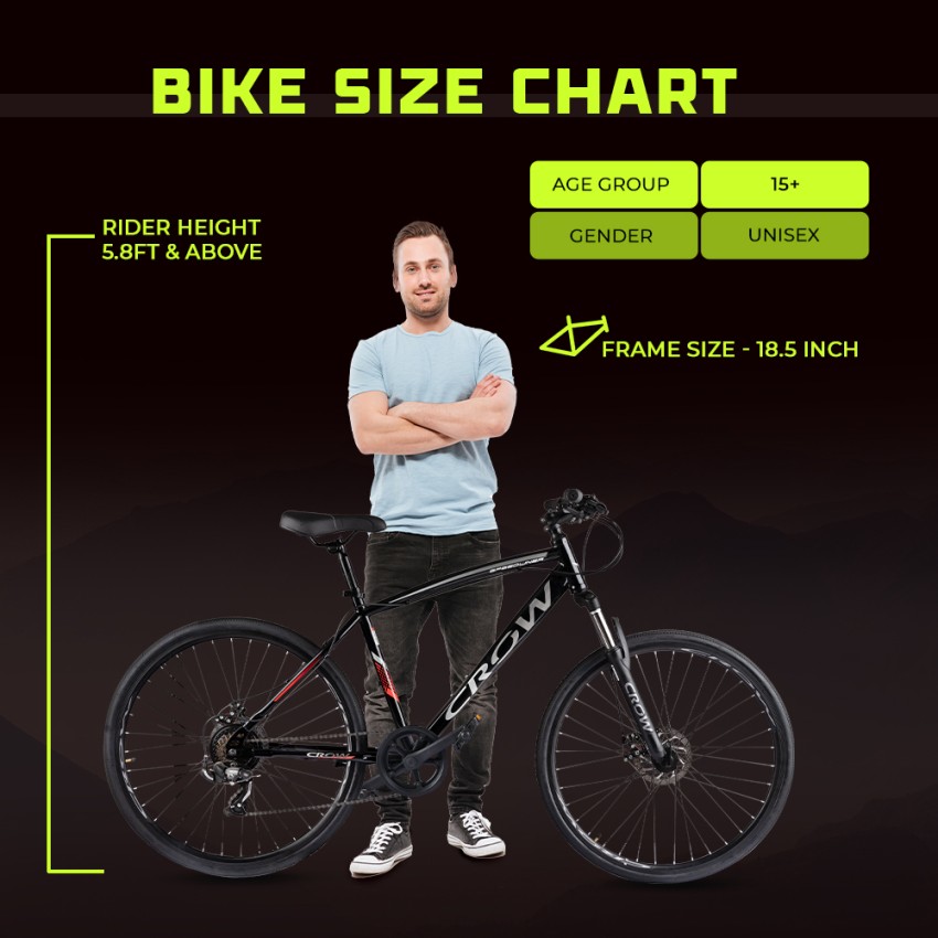 5 feet 7 inches best sale bike size