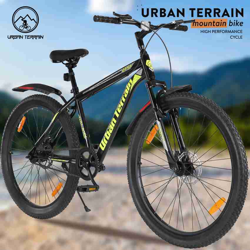Urban Terrain Galaxy Pro High Performance Mountain Cycles For Men With Dual Disc Brake 27.5 T Road Cycle Price in India Buy Urban Terrain Galaxy Pro High Performance Mountain Cycles For