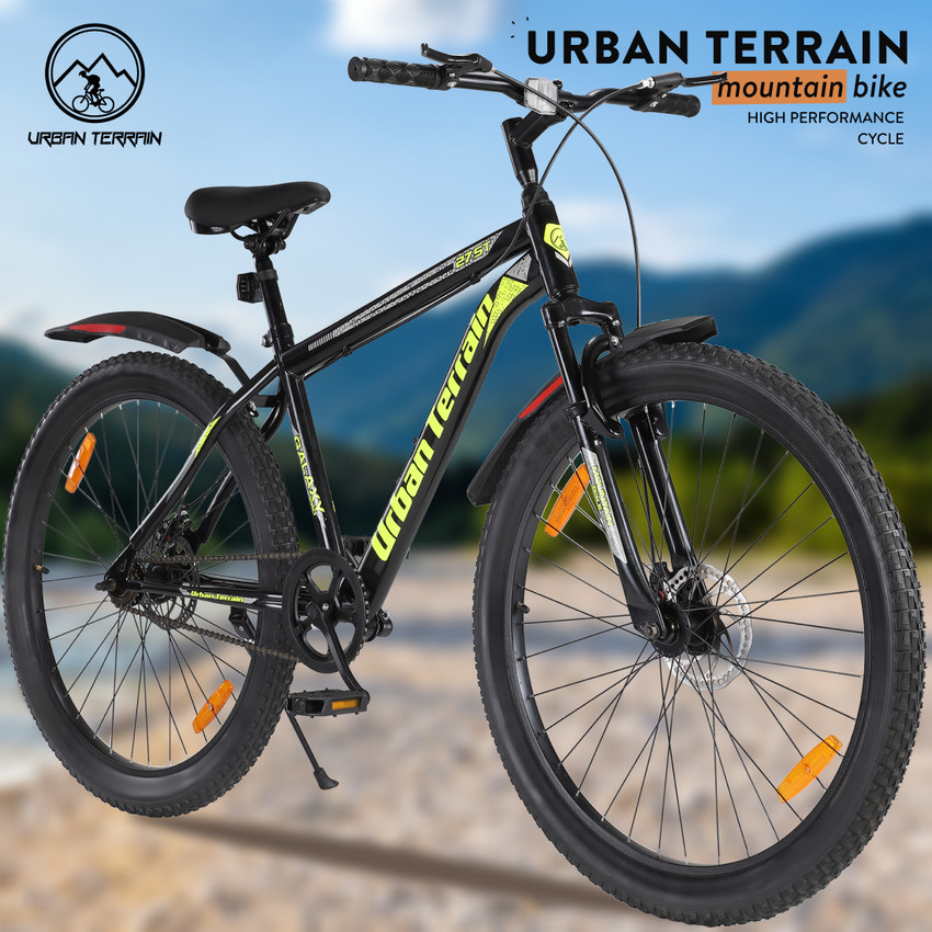 Urban Terrain Galaxy Pro High Performance Mountain Cycles For Men With Dual Disc Brake 27.5 T Road Cycle Price in India Buy Urban Terrain Galaxy Pro High Performance Mountain Cycles For