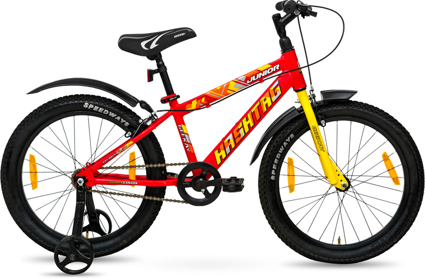 Geekay Hashtag Junior 20T Single Speed Kids Cycle Red 20 T BMX Cycle Price in India Buy Geekay Hashtag Junior 20T Single Speed Kids Cycle Red 20 T BMX