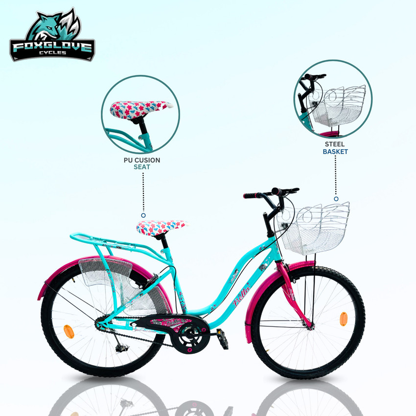 FOXGLOVE BELLA T 26 INCH AQUA GREEN BICYCLE FOR GIRLS AGE 7 PLUS YRS 85 FITTED 26 T Road Cycle Price in India Buy FOXGLOVE BELLA T 26 INCH AQUA GREEN