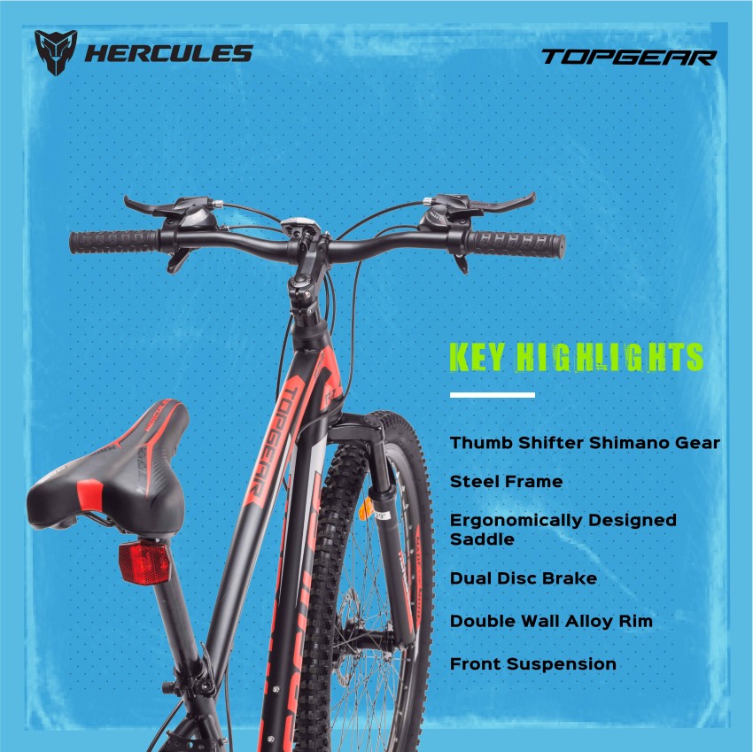 HERCULES TOP GEAR S29 R1 With Shimano Gear 29 T Mountain Cycle