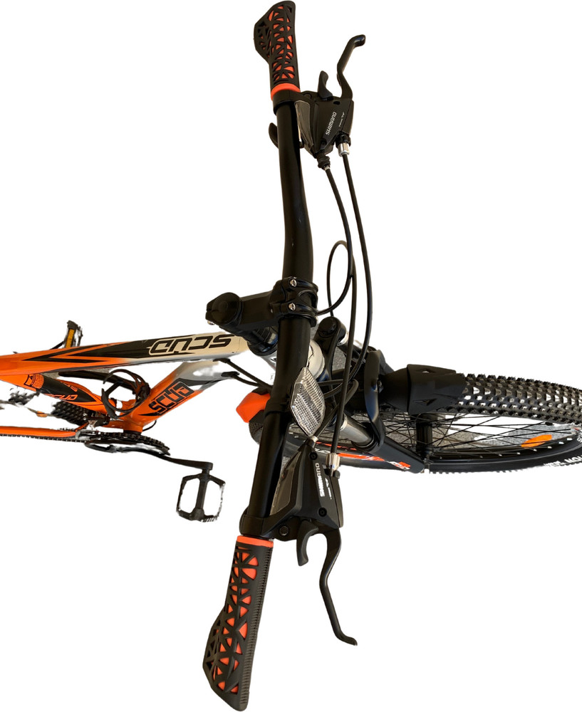 scud VOYAGE 26 INCH DUAL TONE MULTI SPEED ORANGE SILVER 26 T