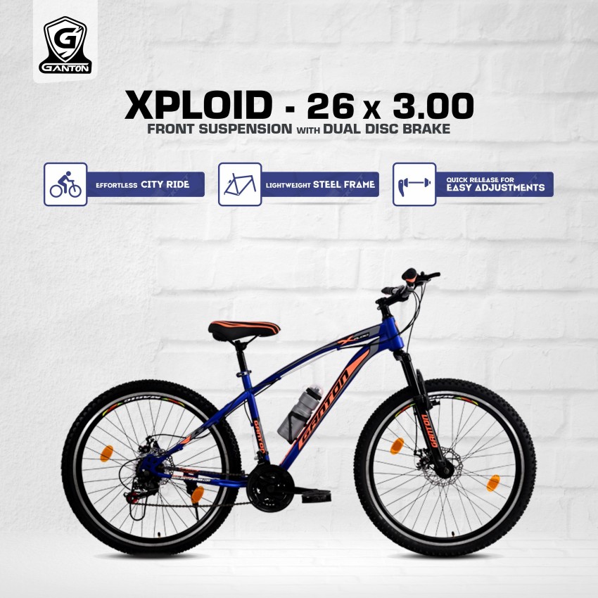 GANTON 26T XPLOID MULTISPEED WITH DUAL DISC BRAKE FRONT SUSPENSION