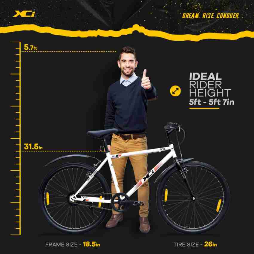 Ideal bike wheel size for online height