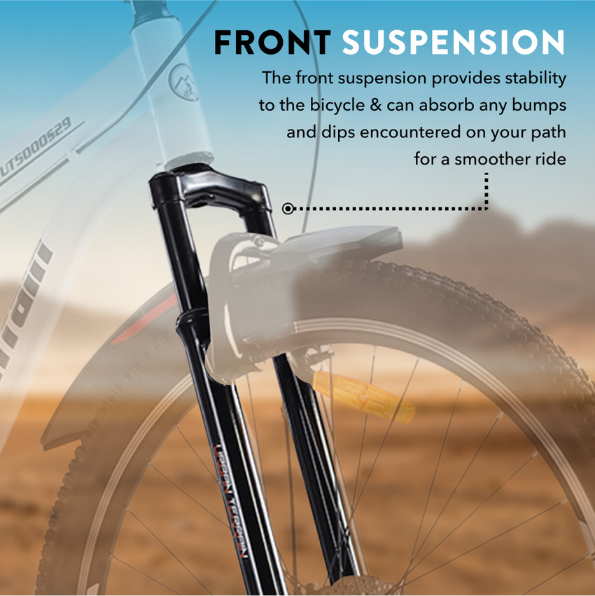 Mens mountain bike front suspension 2025