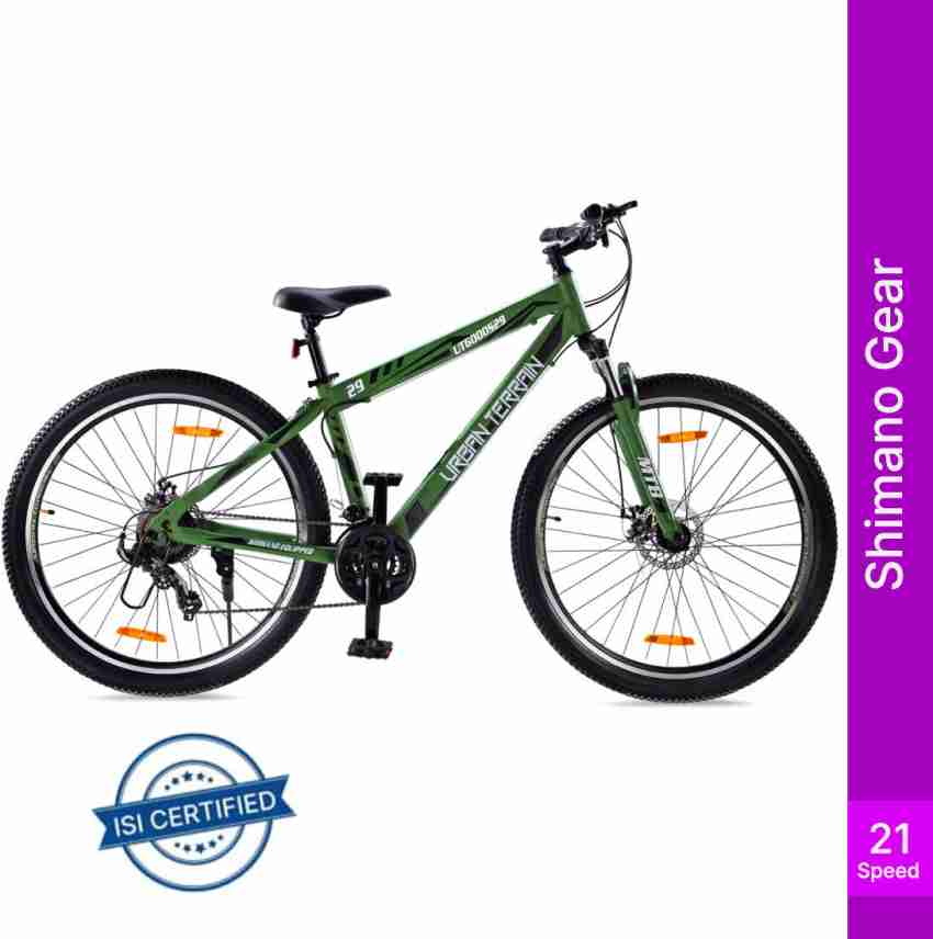 Urban Terrain UT6000S29 Steel MTB with 21 Shimano Gear and Installation services 29 T Road Cycle