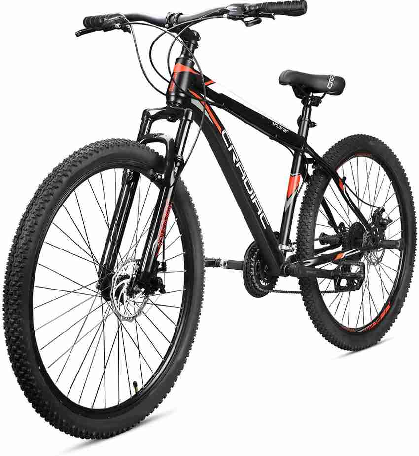 CRADIAC XPLORER 29 SHIMANO 21 GEAR BLACK 29 T Mountain Hardtail Cycle Price in India Buy CRADIAC XPLORER 29 SHIMANO 21 GEAR BLACK 29 T Mountain Hardtail Cycle online at Flipkart