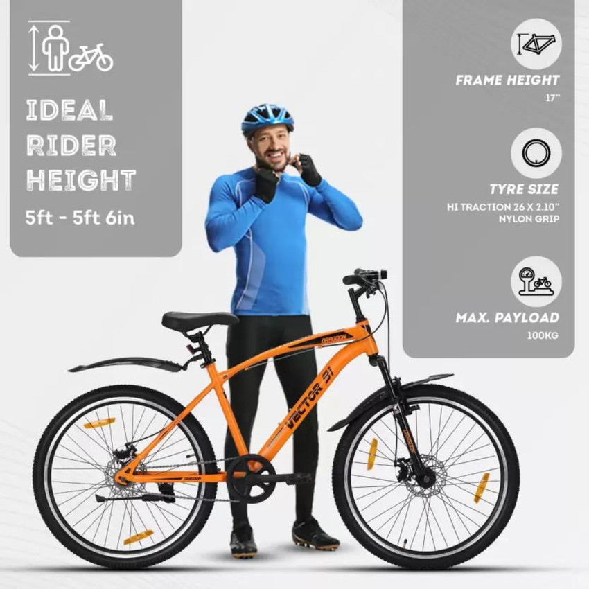 Correct bike clearance frame for height
