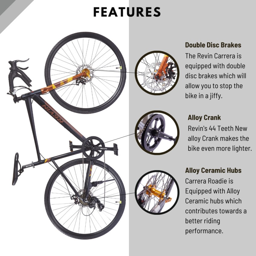 Carrera bike best sale disc brakes