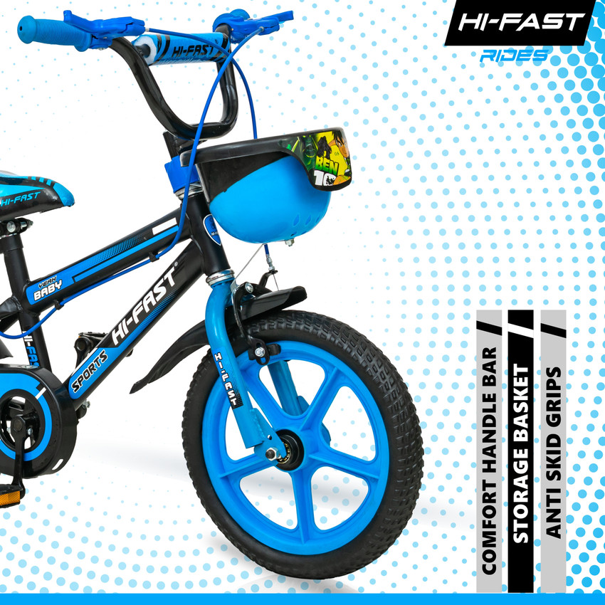 Hi Fast Sports For Kids Age 2 to 5 Years Boys Girls 95 Pre Assembled 14 T Road Cycle