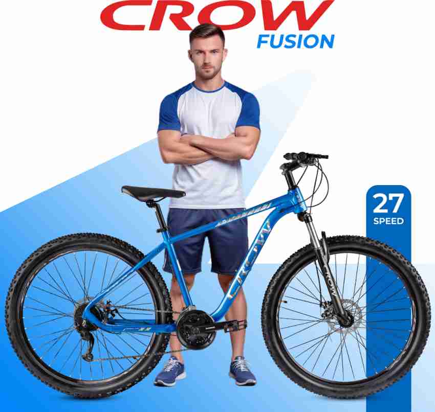 Crow FUSION 27 6061 ALLOY FRAME FULLY FITTED LOCKOUT SUSPENSION 29 T Mountain Cycle Price in India Buy Crow FUSION 27 6061 ALLOY FRAME FULLY FITTED LOCKOUT SUSPENSION 29 T Mountain Cycle online at Fli...