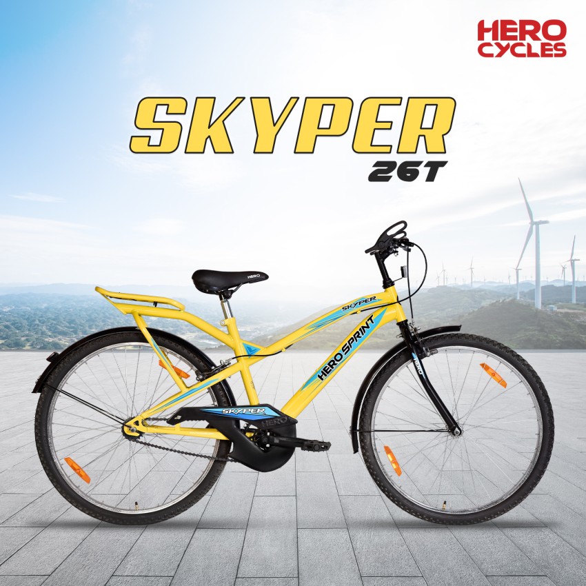 HERO Skyper 26 T Mountain Hardtail Cycle Price in India Buy HERO