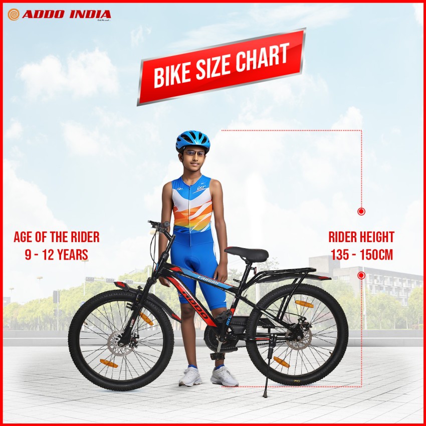 24 bike rider discount height