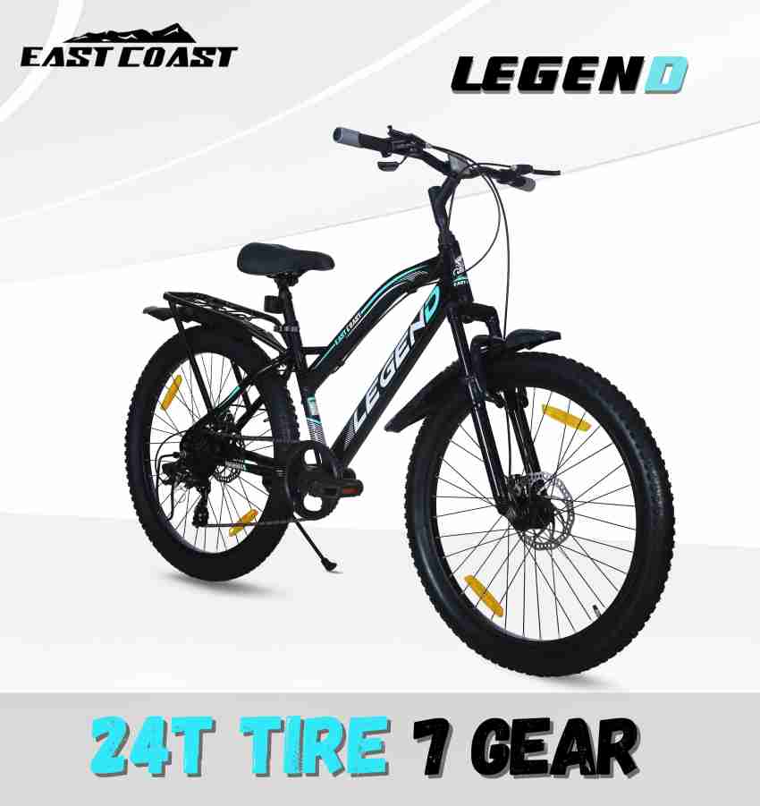 EAST COAST LEGEND 24T Bicycle Big Kids Boys Girls 9 to 15 age 7 SPEED 24 T Mountain Cycle Price in India Buy EAST COAST LEGEND 24T Bicycle Big Kids Boys Girls 9 to 15 age 7 SPEED 24 T Mountain Cycle o...