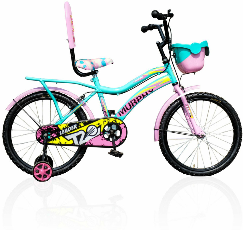 LEADER Murphy 16T Sea Green Light Pink Colour Cycle for Kids Age