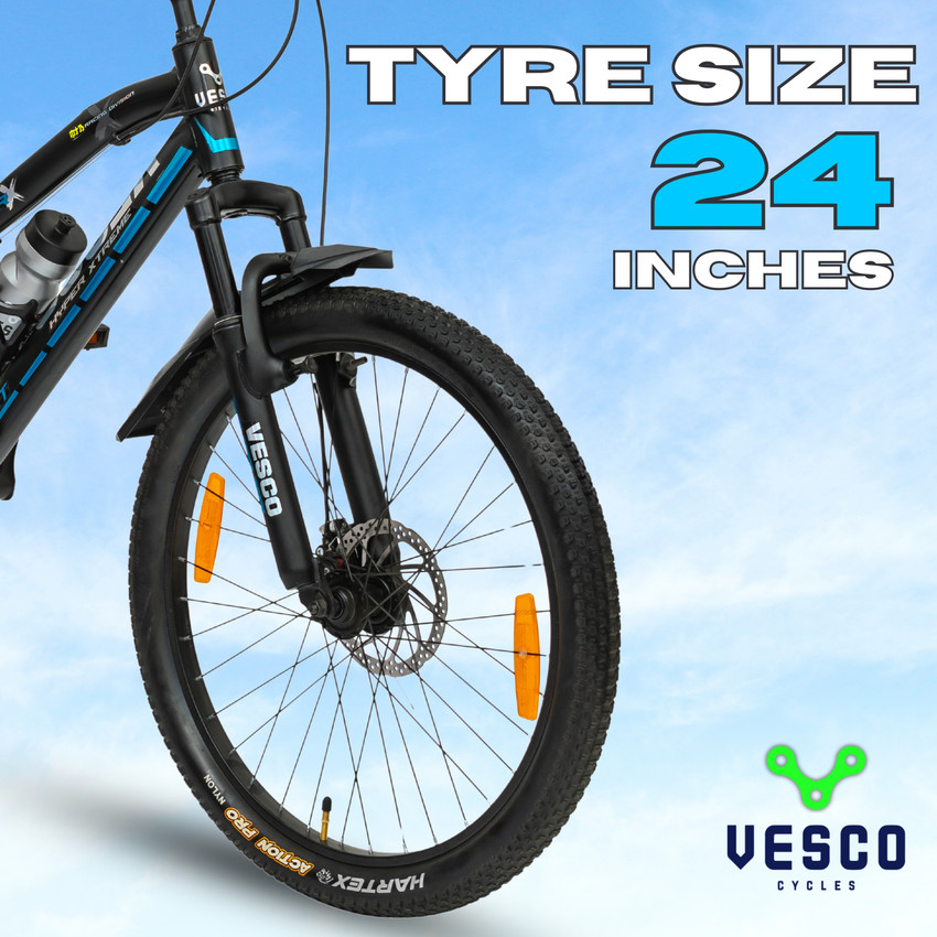 VESCO HYPER X Kids Bicycle 7 Speed Gear for Boys Girls 9 to 13 age 24 T Mountain Cycle Price in India Buy VESCO HYPER X Kids Bicycle 7 Speed Gear for