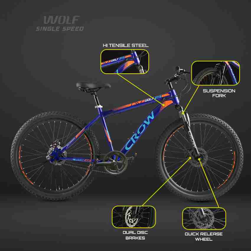 Crow WOLF SINGLE FULLY FITTED NON GEARED MTB FRONT