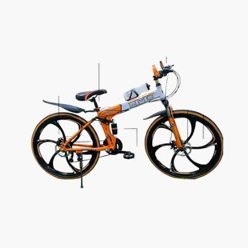 Elegance Foldable Dual Tone Bicycle with 21 Speed 7x3 Shimano