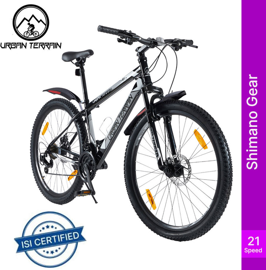 Urban Terrain Shimano Geared for Men with Front Suspension