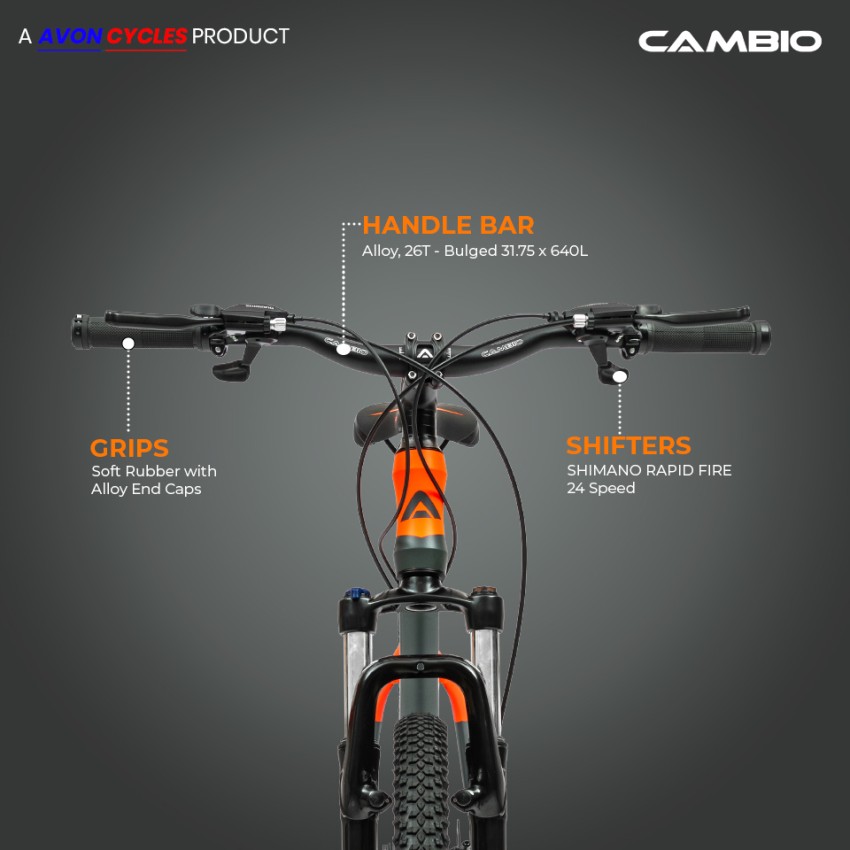 Cambio by Avon cycles Denver 26T Aluminium 26 T Mountain Cycle Price in India Buy Cambio by Avon cycles Denver 26T Aluminium 26 T Mountain Cycle online at Flipkart