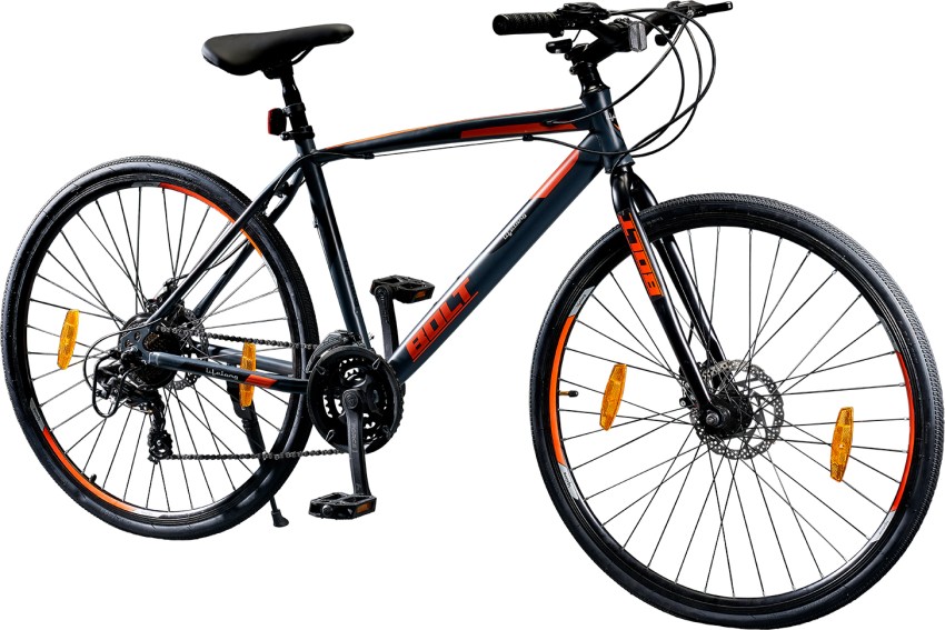 Lifelong BOLT 700C with Dual Disc 21 Speed 700C T Hybrid Cycle