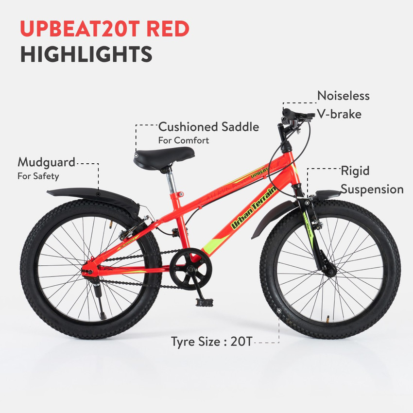 Urban Terrain Upbeat Kids Cycle for 5 8 Years 20 T Hybrid Cycle