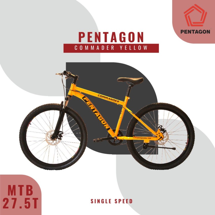 Pentagon Single Speed Commander Cycle Mountain Bike for Unisex