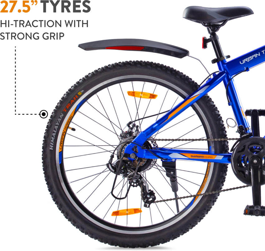 Urban Terrain Shimano Geared Cycles for Men with Front Suspension