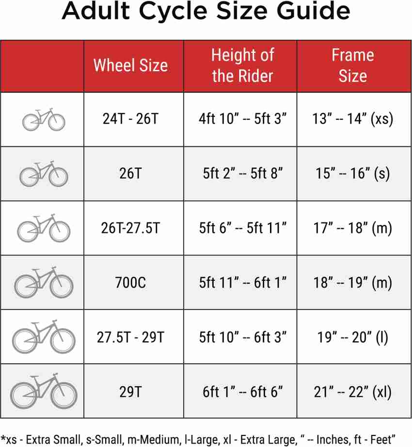 Xl bike size in on sale inches