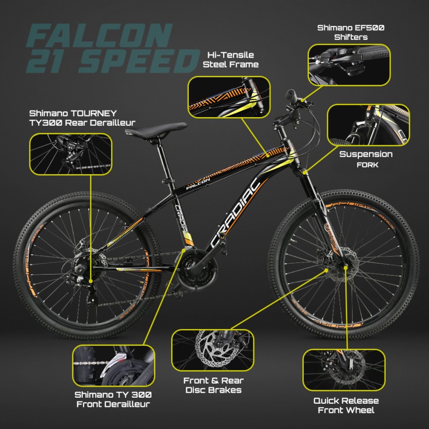 Falcon full discount suspension mountain bike