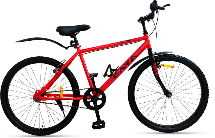 CAYA Hydra 26 Light Weight Steel Frame Durable Alloy Rims American Valve Tyre Tube 26 T Hybrid Cycle City Bike Price in India Buy CAYA Hydra 26 Light Weight Steel Frame Durable