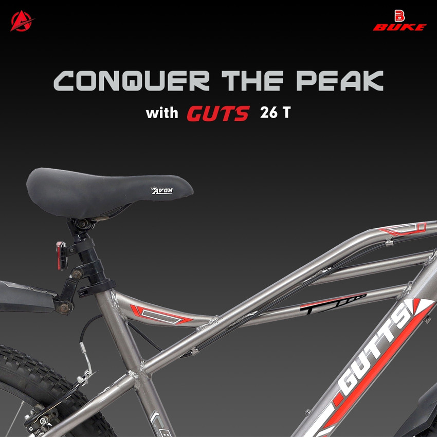 AVON Guts 26T Cycle for Men Bicycle Frame Size 17.5 Inch Wheel Size 26 Inch 28 T Mountain Cycle Price in India Buy AVON Guts 26T Cycle for Men Bicycle Frame Size