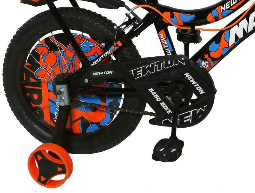 Newton Kids Cycle 16T with Training Wheels Sigle Speed with Basket