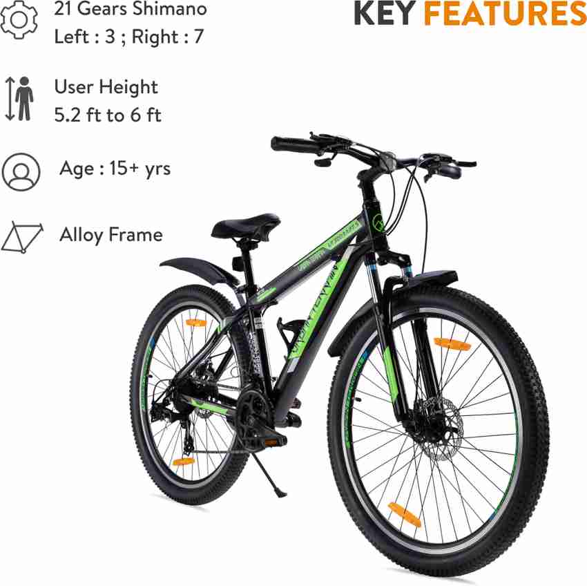 Urban Terrain UT3003A27.5 Alloy MTB with 21 Shimano Gear and